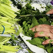 Få jord under neglene